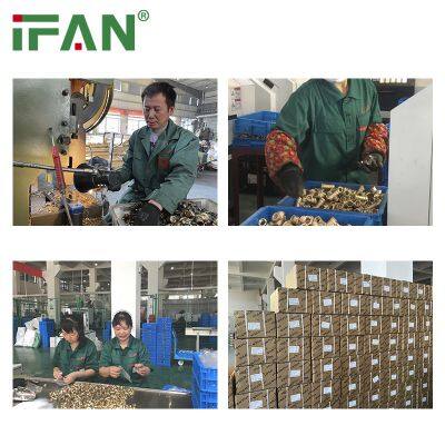 IFAN Brass Fittings Hot Sale 58-3 Brass Male and Female Elbow High Quality Industrial Materials Metal Connector Brass Bend photo-5