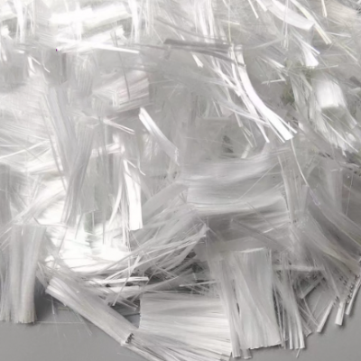 Factory Direct Sales Cut Alkali-free Glass Fiber Into Short Shreds Reinforced Wall Mortar Cut Raw Silk photo-3