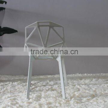 Replica Italian Design Red Color Aluminum Stacking Konstantin Grcic Chair One for Restaruantcafe and Cafe or Garden photo-3