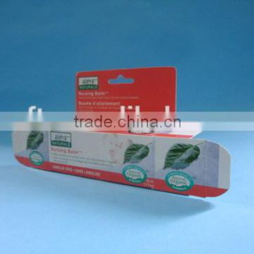 Square paper cosmetic box,suspension type box