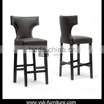 BC-033 Modern Design Black Hotel Bar High Chair