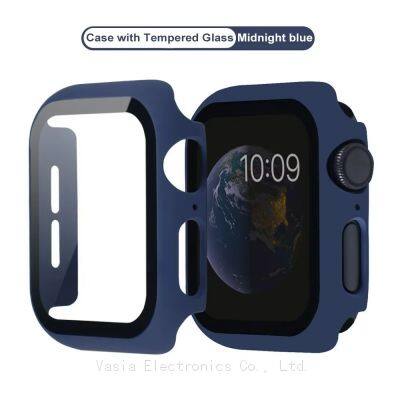 Tempered Glass Screen Protector for Apple Watch Series 1-10, SE, Ultra (40mm/41mm/44mm/45mm/49mm) - 9H Hardness Anti-Scratch & Full Edge Coverage