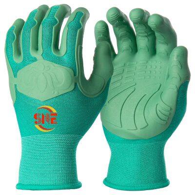 Snellsafety TPE TPR OEM  Anti Impact Protection Mechanical Work  Safety Glove