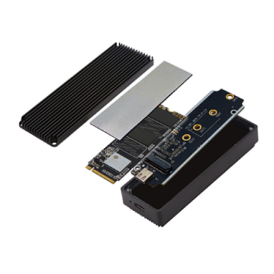 M2 Solid-State Drive Box Sata NVMe SSD Dual Protocol 10Gbps High Speed NVMe M.2 Portable Hard Drive Case SSD Enclosure photo-3