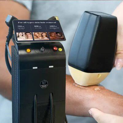 2025 New 808nm 755nm 1064nm Diode Laser Hair Removal Machine 3 Wavelength Permanent ice Professional Laser diode 808nm