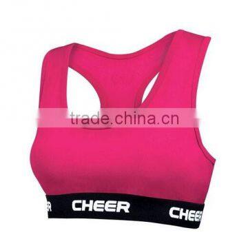 High quality professional cheerleading sports bra