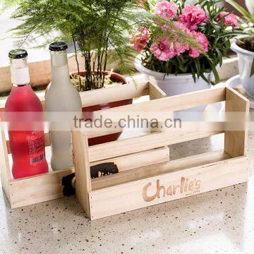 cheap wooden beer storage box beer carrier for sale