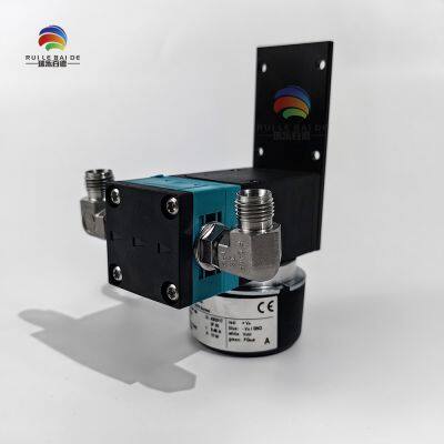 KNF gas diaphragm pump 12776-NF100 24V with bracket for ink supply, suitable for inkjet printers, in stock.