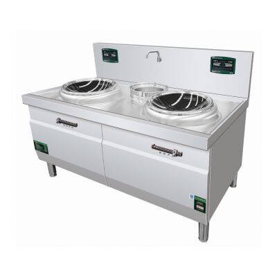 2200 Вт быстропечная индукционная плита с одинарной котловкой и нагревателем для коммерческих кухонь