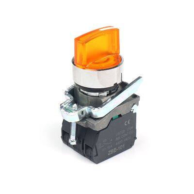 Нержавеющая стальная светодиодная кнопка-переключатель с механизмом пружинного возврата