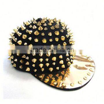 Uoften Punk Rock Studded Baseball Hip-hop Hat Spike Rivet Spiky Stud Cap Dance