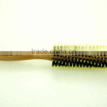 High Quality Nature Bamboo Rotating Hair Brush photo-6
