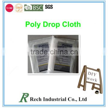 LDPE plastics paint drop cloth