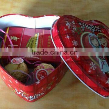 heart shape gifts tin box,gift round tin box,food packing tin can