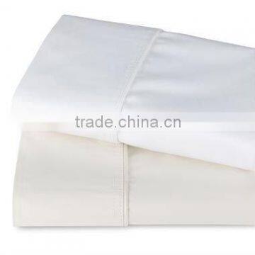 100% cotton sateen fabric white