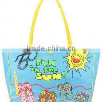 Printed Beach Bag Chevron Beach Bag