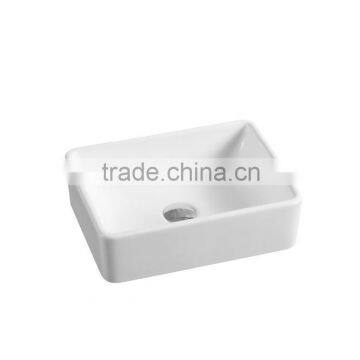 JETMAN Above Counter Mounting Bathroom Retangular Ceramic Cabinet Basin