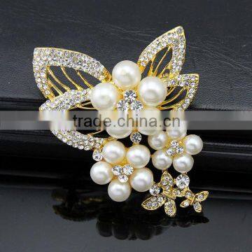 Women Fashion Accessories Elegant Rhinestone Sweater Decoration Brooches Pins