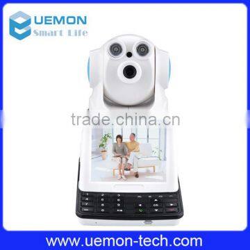 Visible surveillance vedio IP camera two way video kids security IP camera