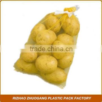 Alibaba China HDPE mesh bags for potatoes