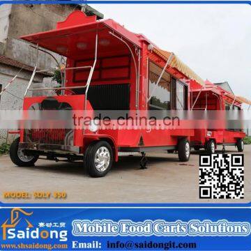 Customized!! mobile electric vintage mobile food cart/mobile hamburger cart design