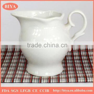 chaozhou produce factory directly porcelain small sauce pot milk jar,milk pot, juice jar and coffee jar,spice jar