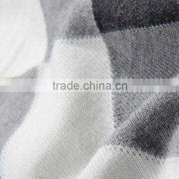 Argyle Knitting Wear Men Simple Long Sleeve V-neck Sweater Pullover photo-4