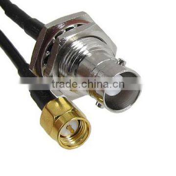 [low price]SMA Male to BNC Female Plug Connector Antenna Pigtail Cable