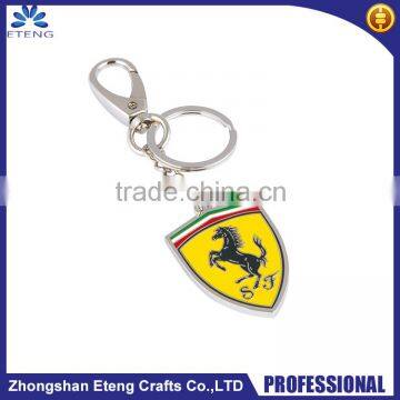 Popular custom classic soft enamel metal keychain with your own design,colourful metal keychain