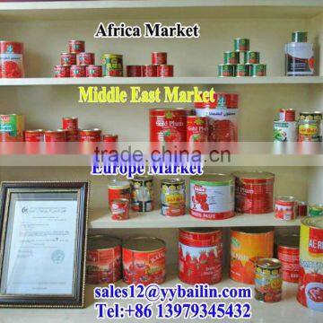 Wholesale Lithograph Tin Packing Tomato Paste From Tomato Paste Factory