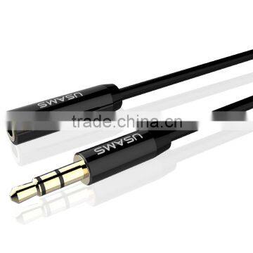 USAMS 3.5mm Jack Female to Male Earphone Headphone Stereo Audio Extension Cable Cord for Computer Speaker Phone 1M MT-5769 photo-6