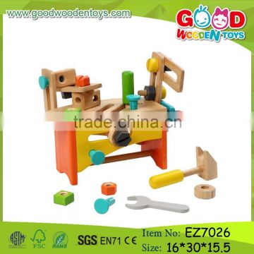 OEM & ODM Kids Tool Box Set Child Wooden Toy Tool Set DIY Tool Box Set