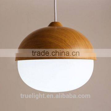 glass chandelier pendant lights with iron wooden finish china supplier