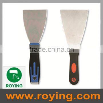 Tools construction putty knife/carbon steel blade/ paint scraper TPR handle