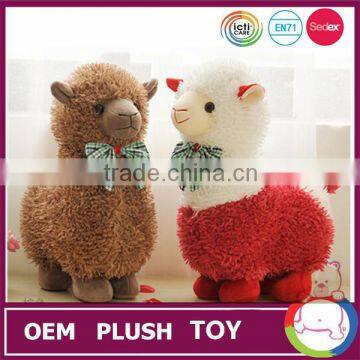 New sale Premium Promotional Gift plush alpaca toy