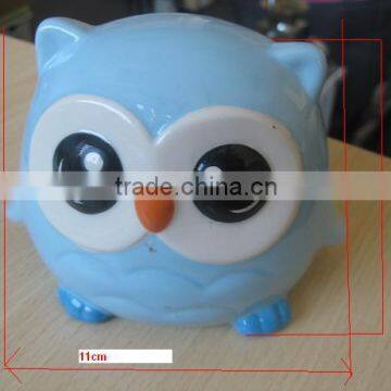 novelty ceramic owl piggy bank