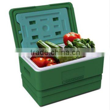 Plastic cooler box