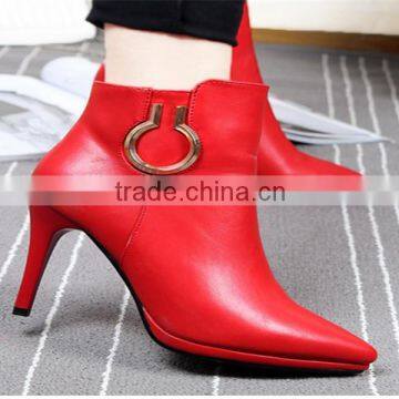 Girls High Heel Ankle Boots Women Ankle Boots Hot Selling High Heel Boot Quality Choice photo-2