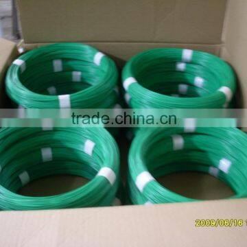 green color pvc coated wire