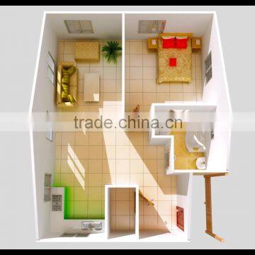 Recycled Expandable Container House Luxury Wheels photo-2