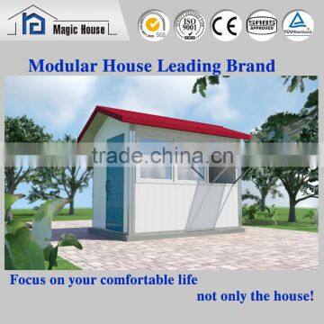 Fireproof prefabricated shop/Glass wool Sandwich panel prefab building / temporary shop in elegant design and CE approved