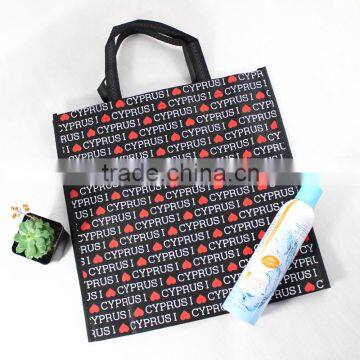 2016 fashion design hot sale non woven shopping tote bags