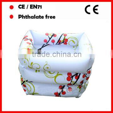portable inflatable girl's Footbath with custom printing