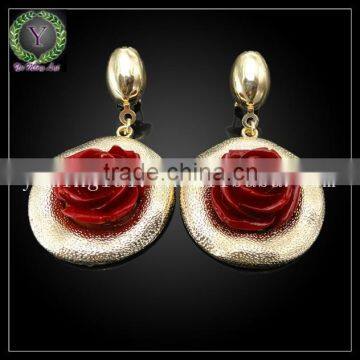 Luxury Red Rose Design African Jewelry Wholesale photo-5