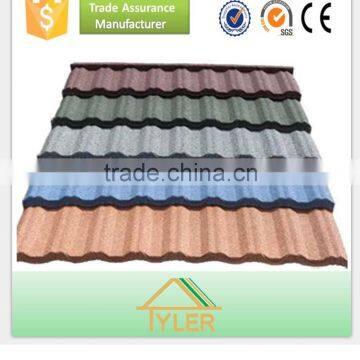 Low Price Beautiful Appearance Color Stone Coated Metal Roofing Tile