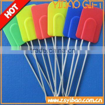 New product 100%Food grade silicone spatula with stainless steel