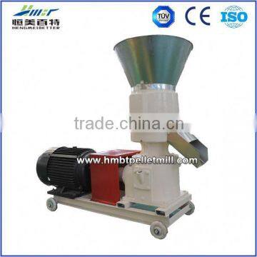 small capacity farm use flat die pelletizer for wood sawdust