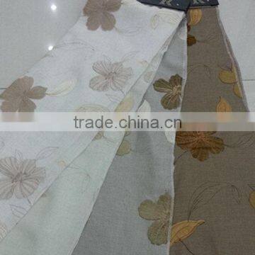 Designer hot selling transparent organza embroidery fabric