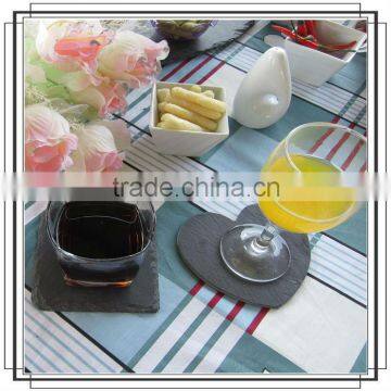 HEART SLATE COASTERS (x4)