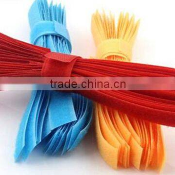 Factory price colorful reusable hook and loop straps/ magic tape